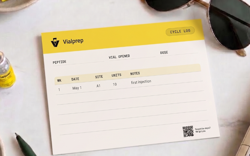 Cycle log card